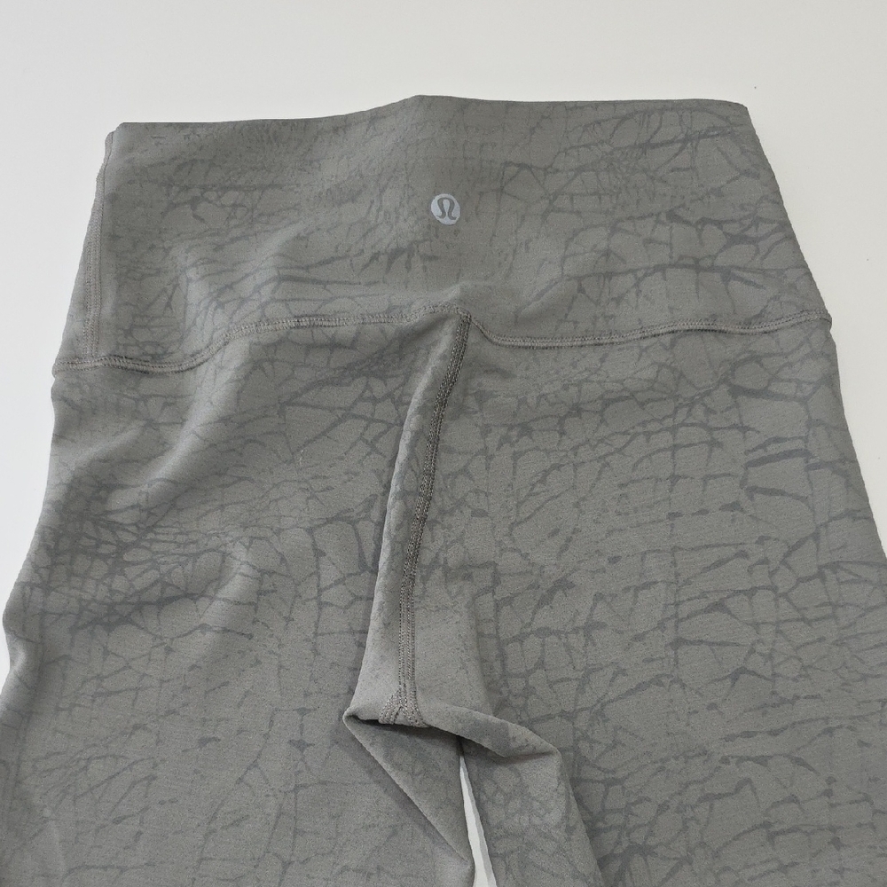 Lululemon Wunder Train 25" Thread Dye Rover Black Tight Womens 6 Gymcore Earthy - Picture 7 of 9